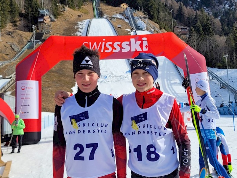 KSC-Kombinierer M. Sontag und T. Jeßner beim Youth Cup KSC-Kombinierer M. Sontag und T. Jeßner beim Youth Cup
