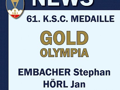 GOLD für Embacher Stephan GOLD für Embacher Stephan